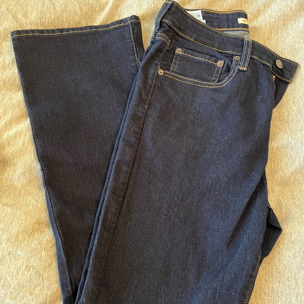 Dark Blue Denim Jeans